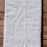 Old cloth in mestizo, monogramned FS