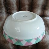 Antique salad bowl from Digoin and Sarreguemines