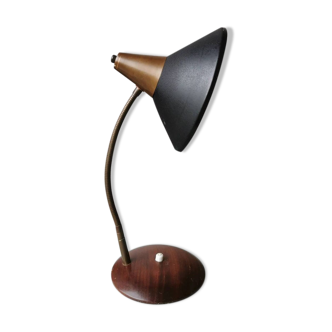 Lampe de bureau design avec abat-jour conique 1970