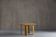 Square oak dining table, Germany, 1970s
