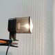 Postmodern mesh table lamp, 1980s