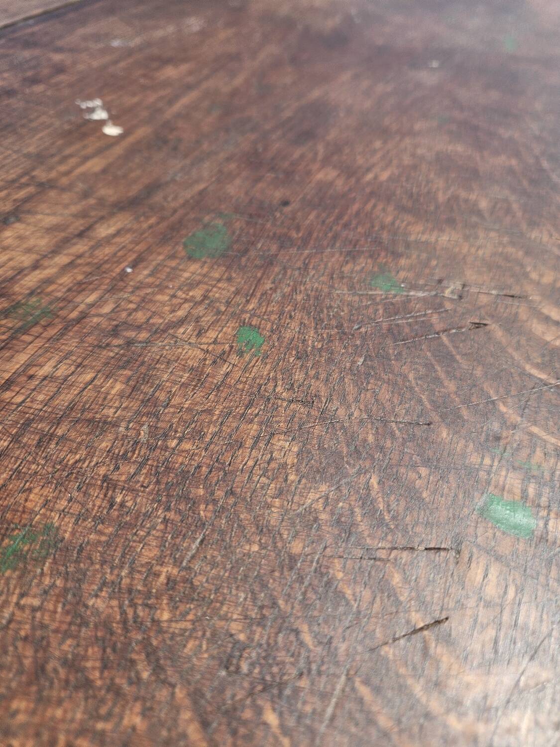 Walnut farmhouse table
