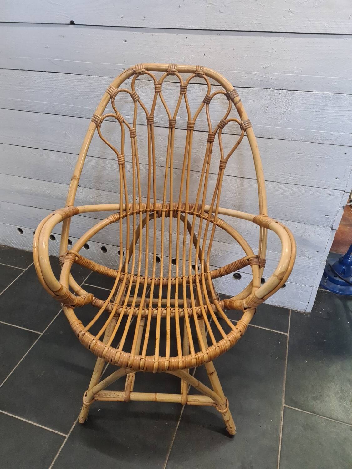 Rattan armchair
