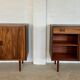 Vintage Danish buffets in rosewood from the 1960s.
