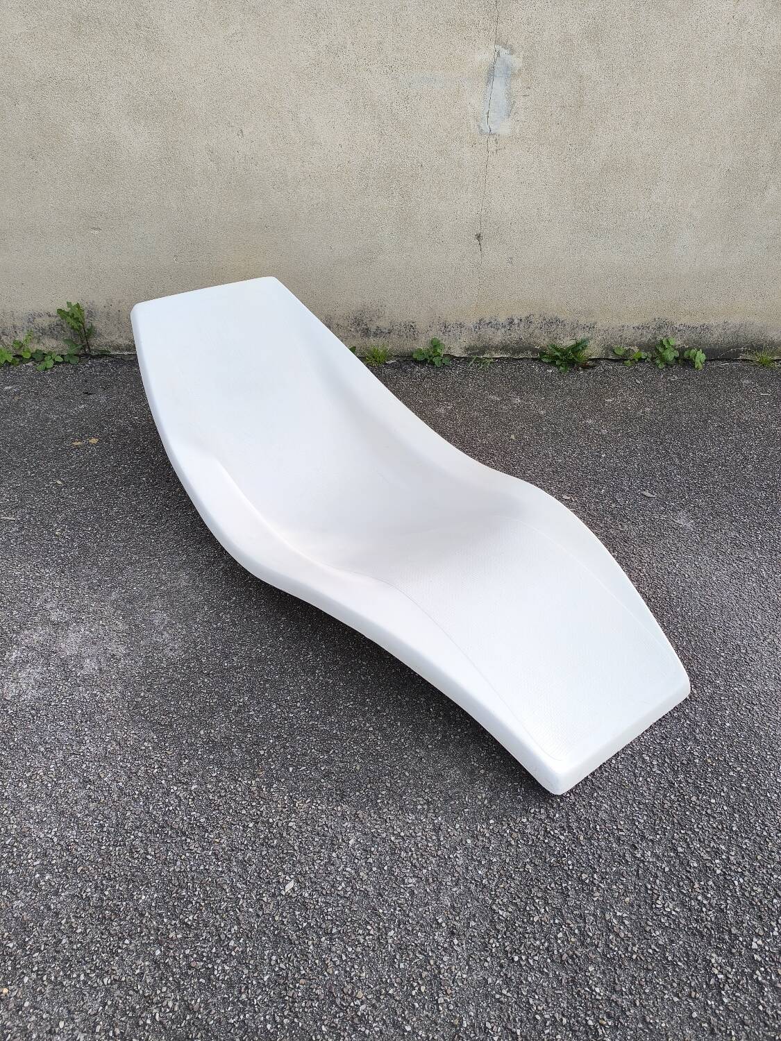 Fiberglass deckchair 1960