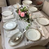 6 Limoges porcelain dinner plates