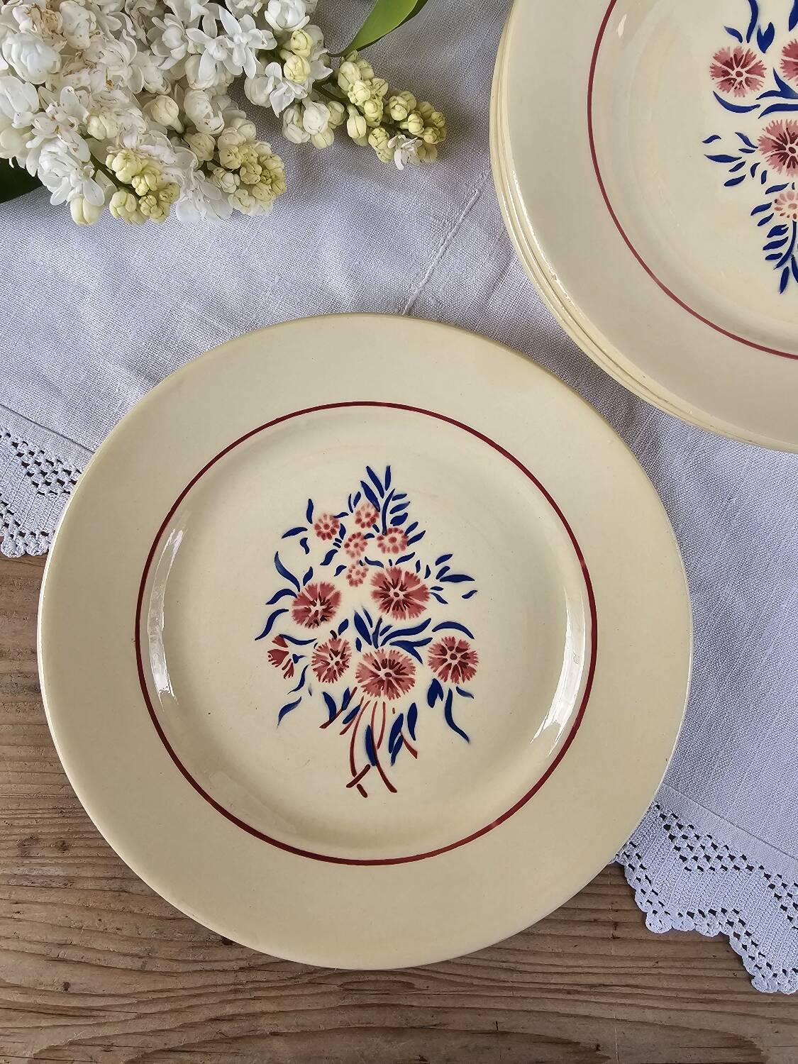 Dessert plates Francine Badonviller