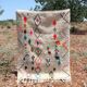 Tzid blanc décoré 240cmx140cm