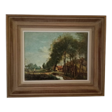 Framed reproduction Corot