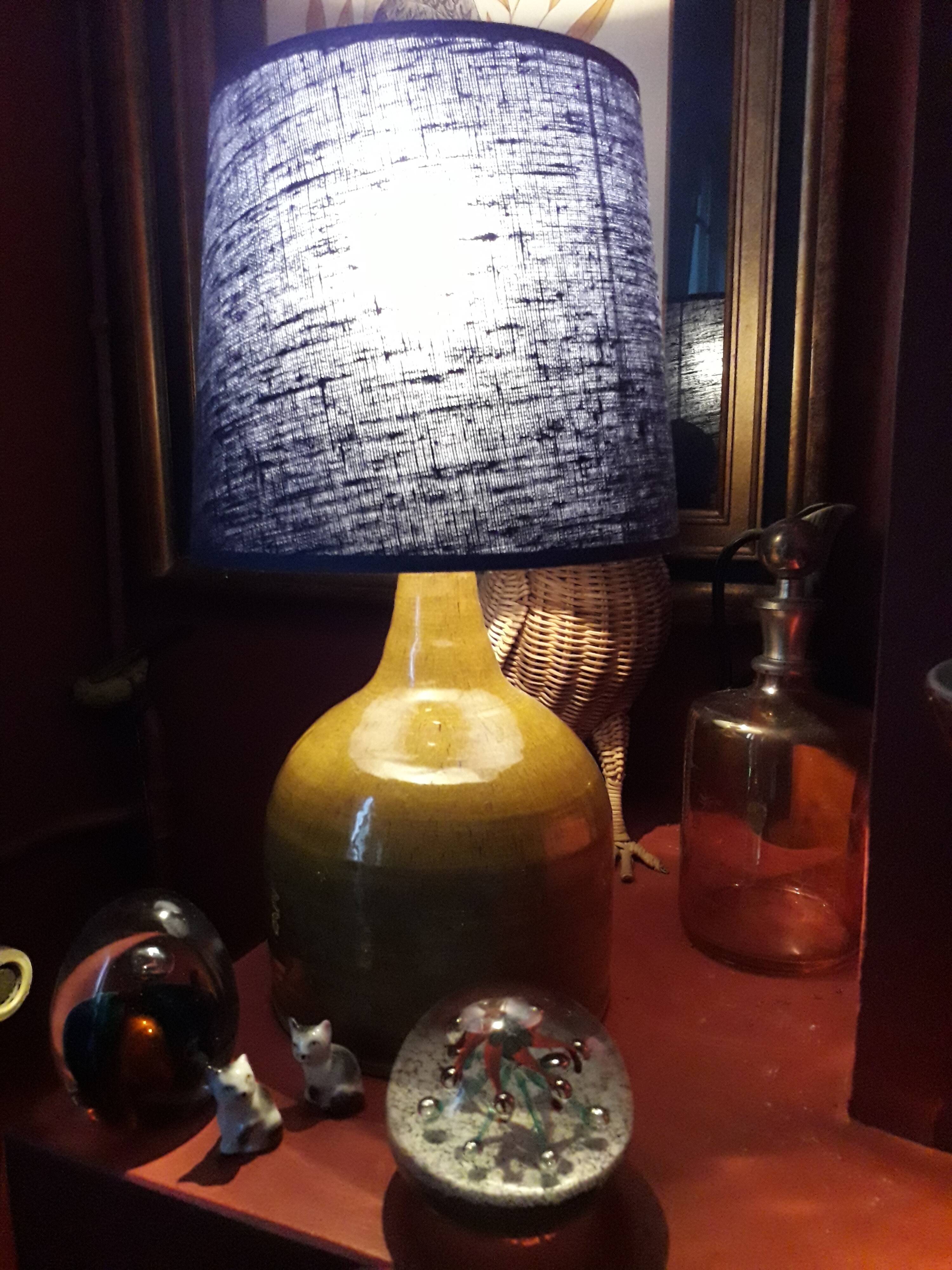 Lampe vintage poterie du Marais