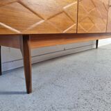 Scandinavian teak and walnut englade, 60s