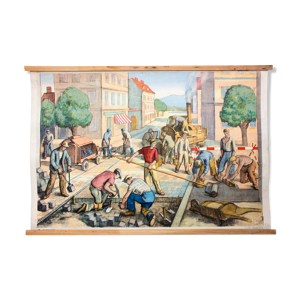 Affiche pédagogique, construction