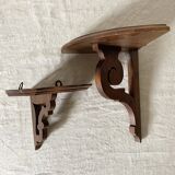 old corner wall shelves