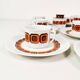 Space age coffee and tea set, Schirnding, Germany, 1970s.