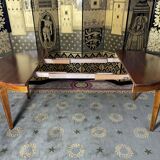 Round dining table Directoire style