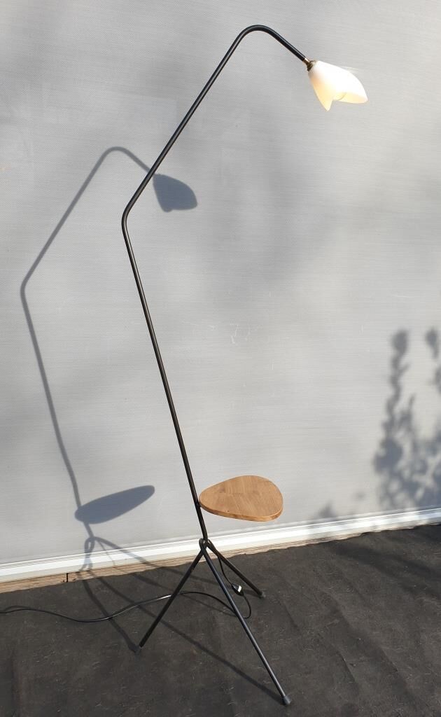 Tablet and white lampshade lamppost 1960