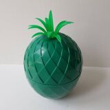 Vintage green "pineapple" ice cube bucket from the 1970s - 70's
