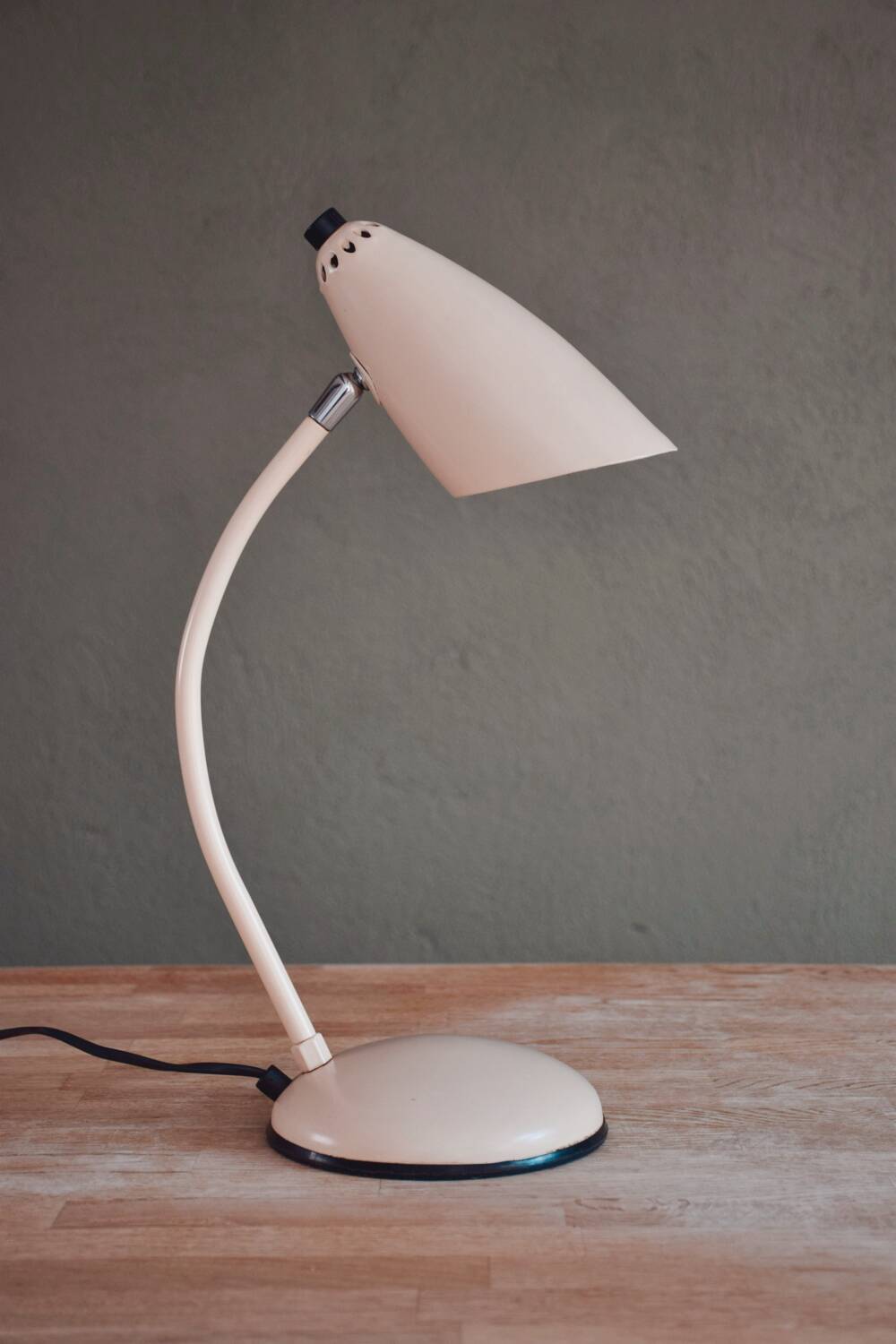 Lampe de bureau Space Age beige