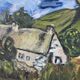 Oil painting Chaumes de Cordeville
