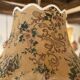Vintage floral fringed pendant light – XL model
