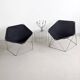 Ensemble de 2 chaises 'Penta' de Jean-Paul Barry et Kim Moltzer pour Bofinger 1960
