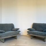 Fauteuil Grand Post Moderne des années 1980