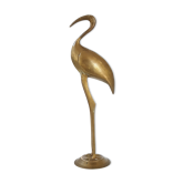 Ibis en laiton doré 1970