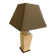 Cracked white ceramic lamp