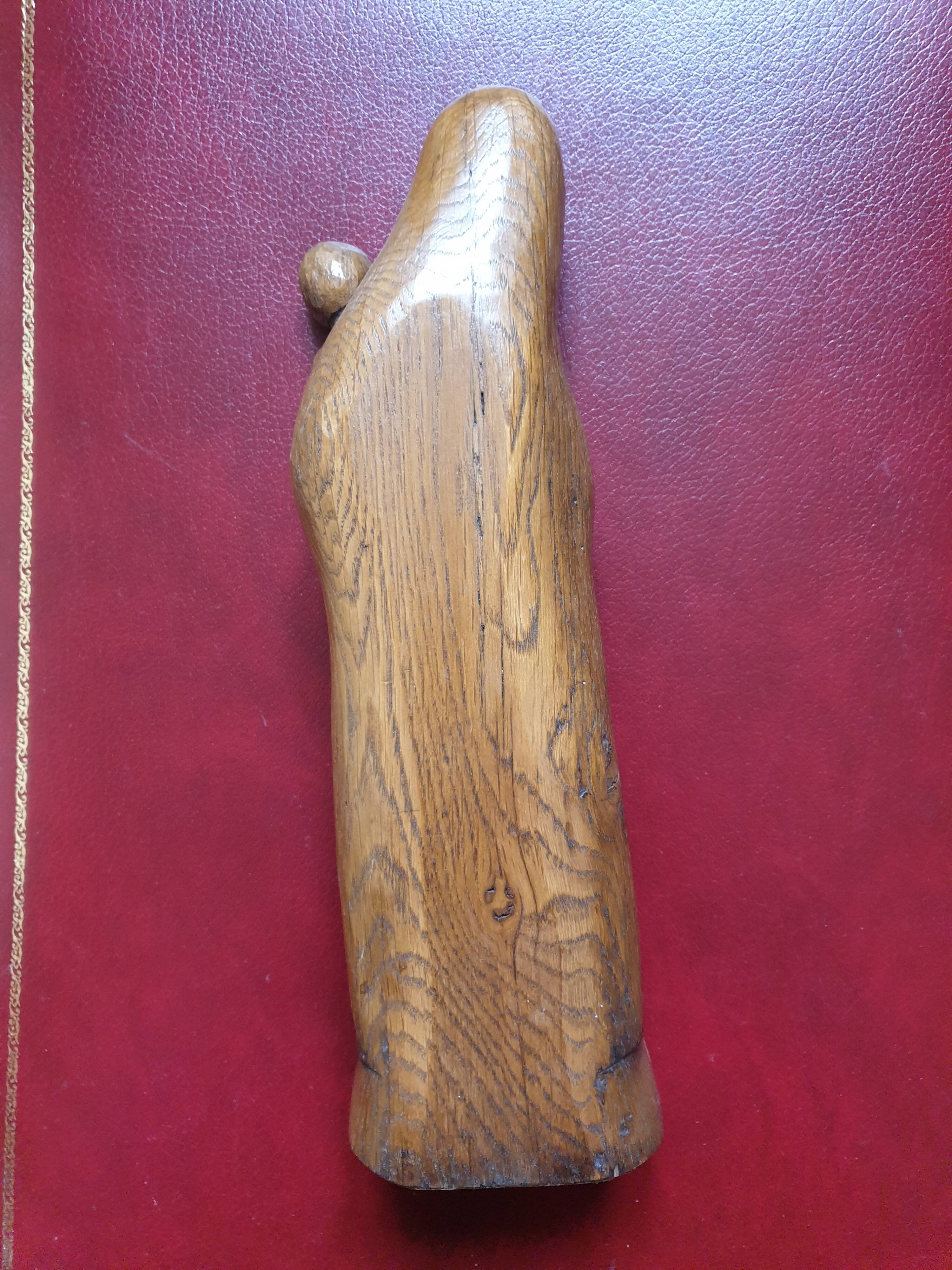 Holy Virgin and Child in wood 31 cm popular art late 19th century early 20th century