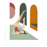Lust Yoga - art print (A4) signed ACKEOGH