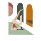 Lust Yoga - tirage d'art (A4) signé ACKEOGH