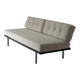Modernist canapé design – Completely reupholstered in Pierre Frey fabric.