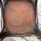 Chaise bistrot Fischel en bois gaufré