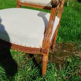 Paire de fauteuils anciens style louis xvi