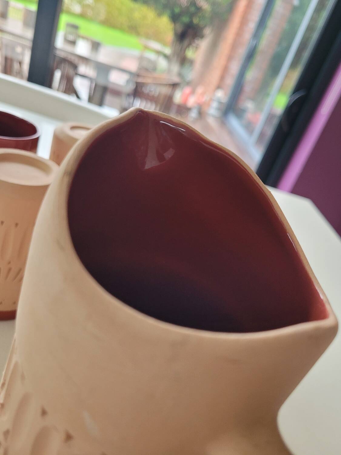 Terracotta orangeade service