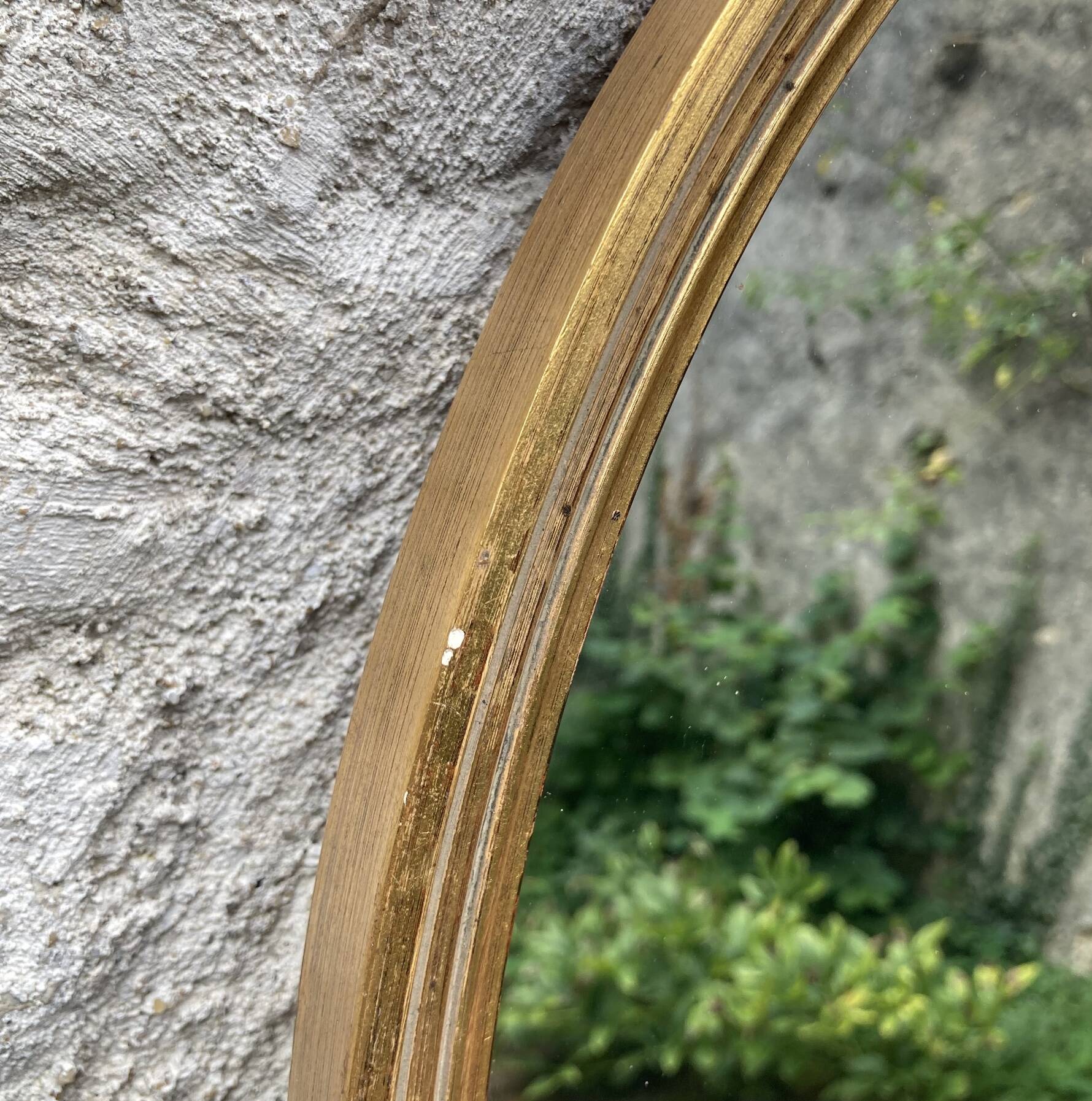 Miroir ancien doré