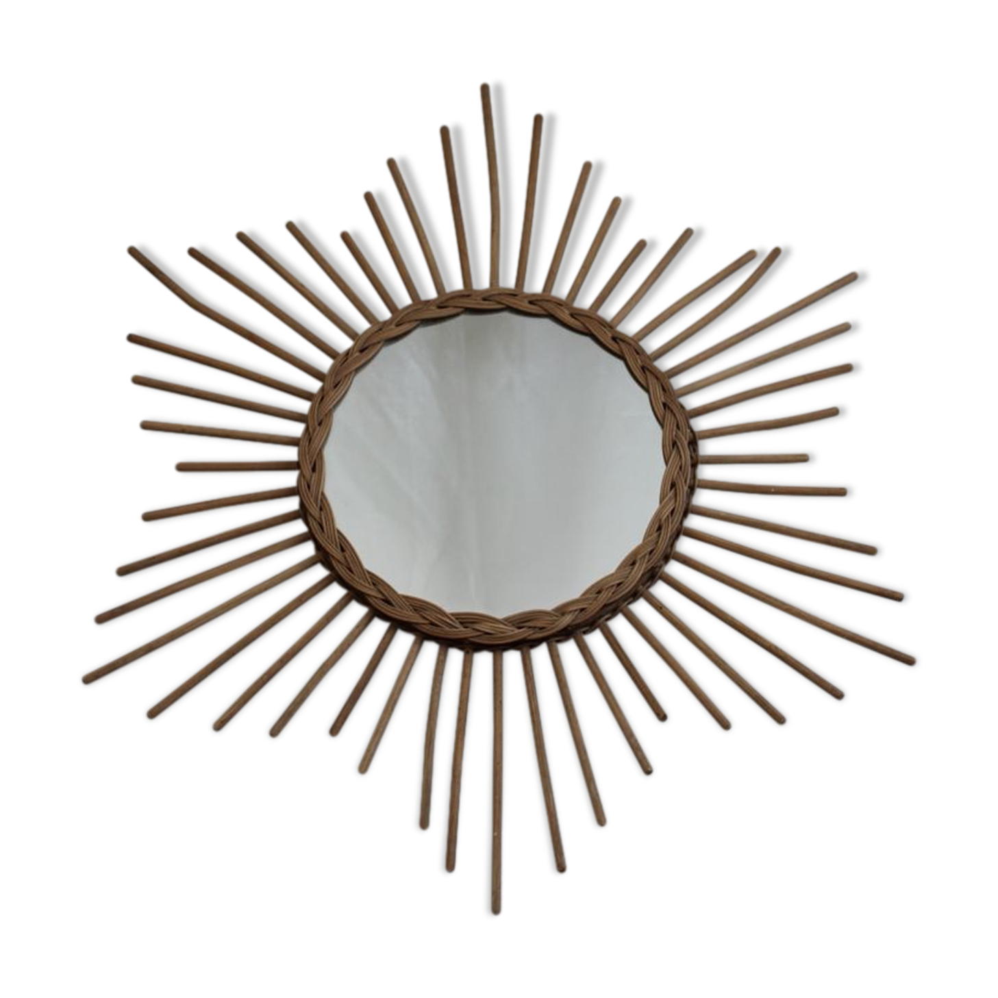 Mirror sun rattan 62cm