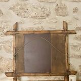 Bamboo style mirror