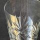 Liquor glasses (12) - art deco - cut and blown crystal