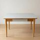 Coffee table, mid-century, formica and wood, 1960s, Czechoslovakia