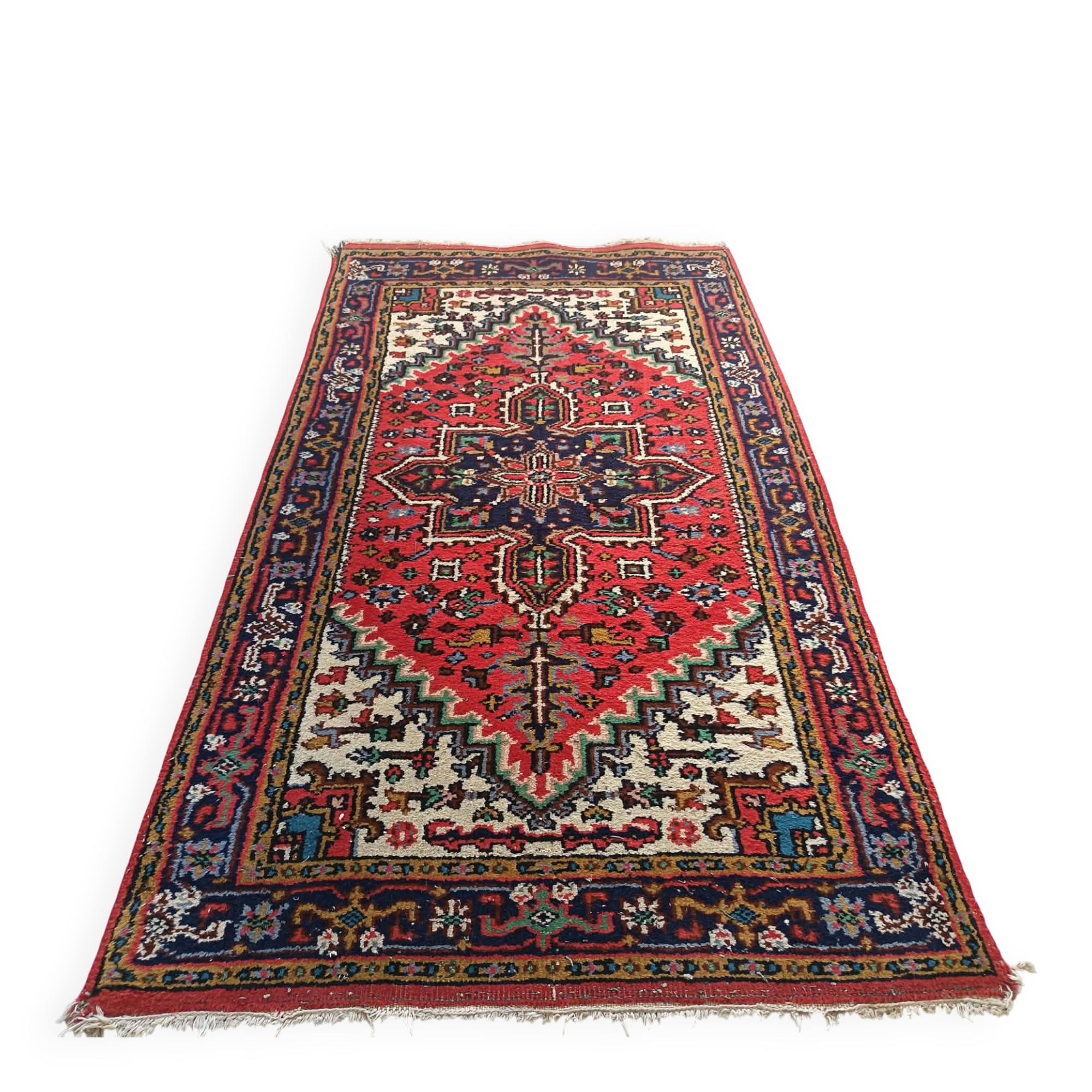 Handmade Heriz Persian carpet