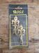 Vintage brass lily coat hook