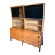 Vintage Scandinavian teak bookcase, vintage teak wardrobe