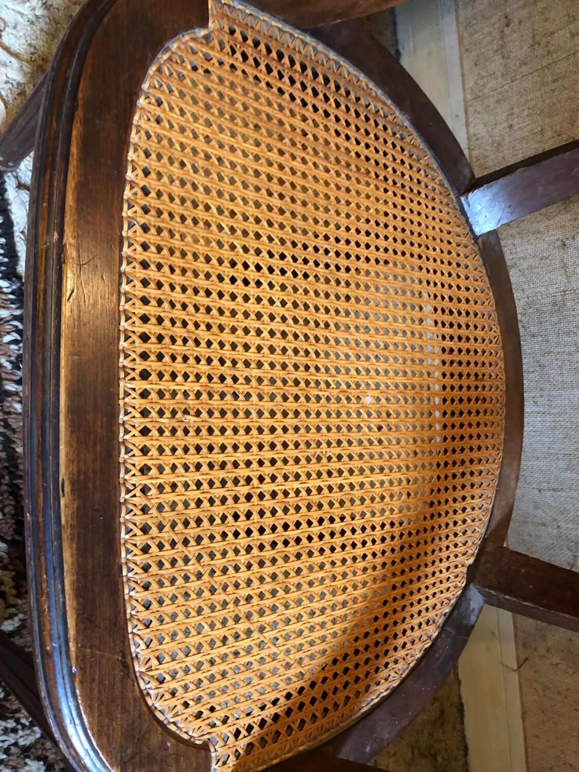 Desk chair Louis-Philippe style