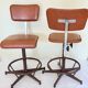 Swivel vintage industrial chairs