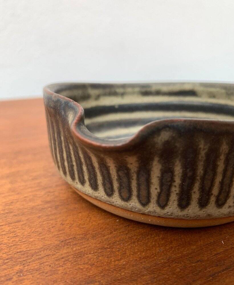 Vintage British Brutalist Ceramic Bowl by Tremar UK