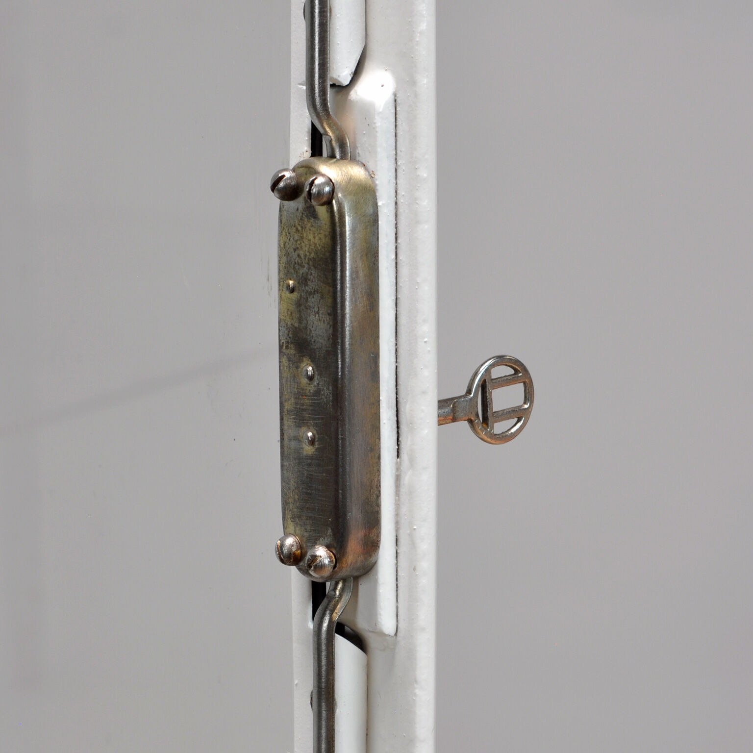Vitrine médicale de fer de Kovona, années 1950