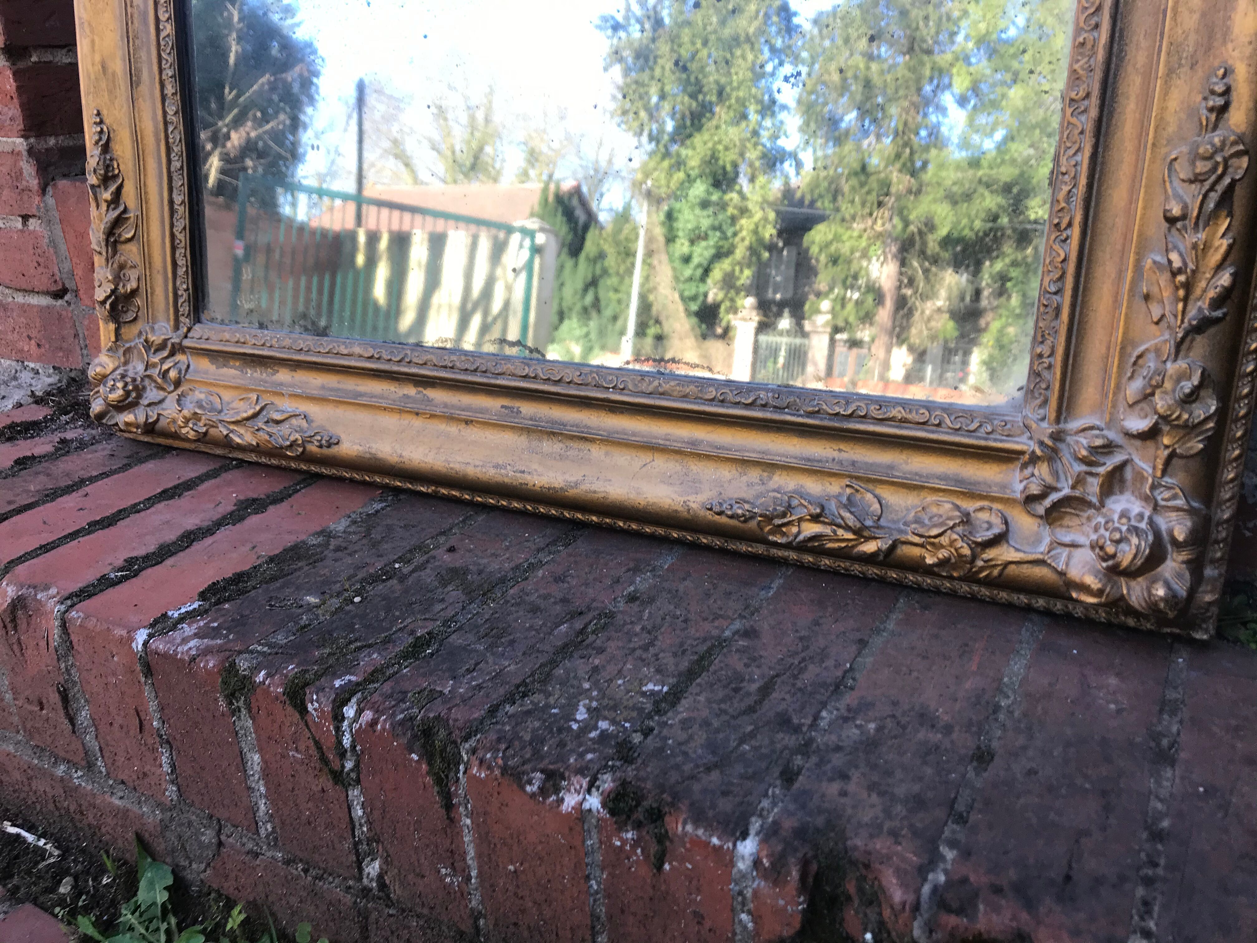 Old Louis XV golden mirror