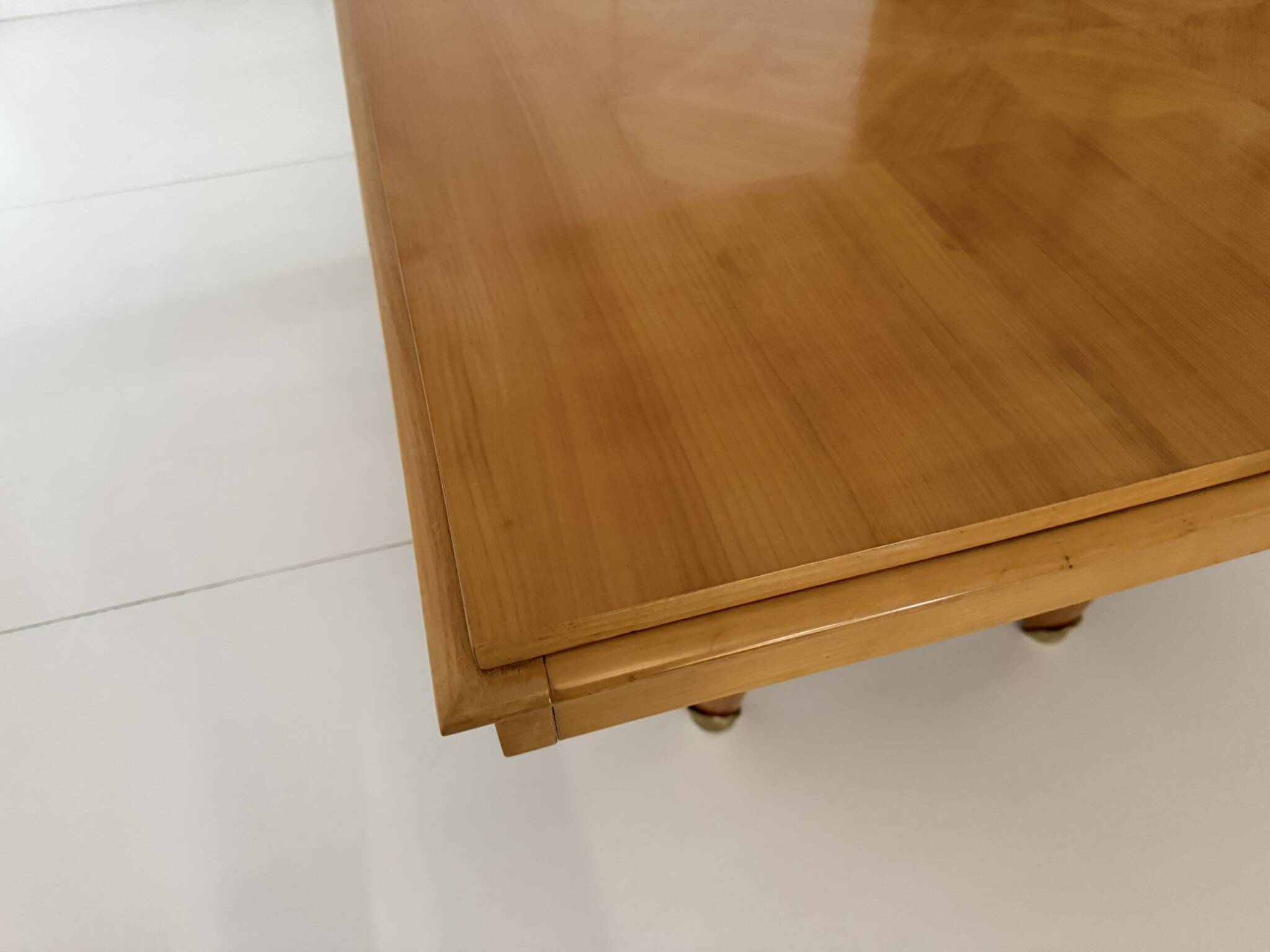 French Art Deco Sycamore Dining Suite in the Style of André Arbus, c. 1940