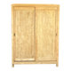 Raw wood wardrobe